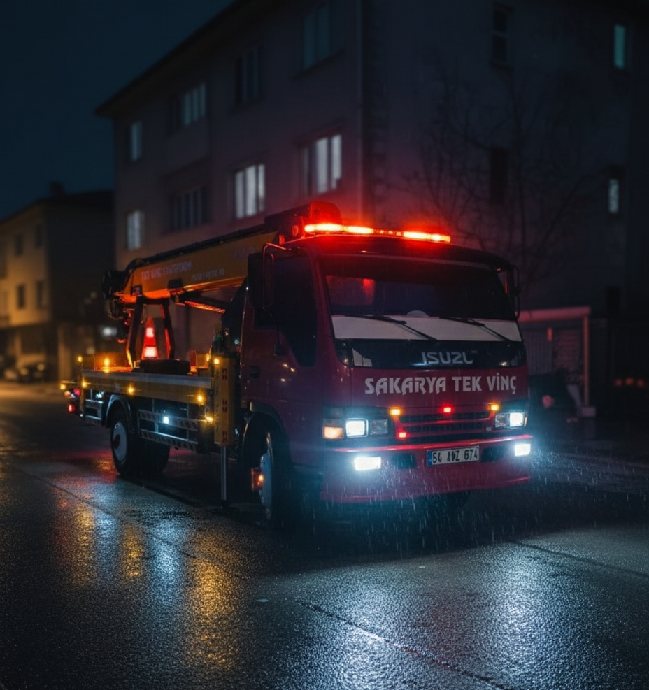 Şantiye vinç çalışması